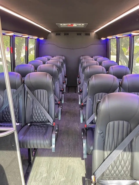 Spacious shuttle seating