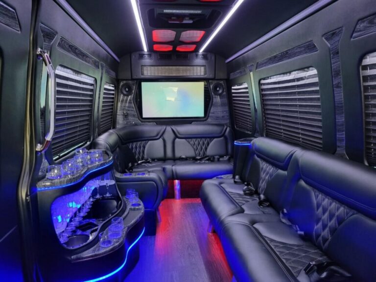 VIP lounge interior with entertainment
